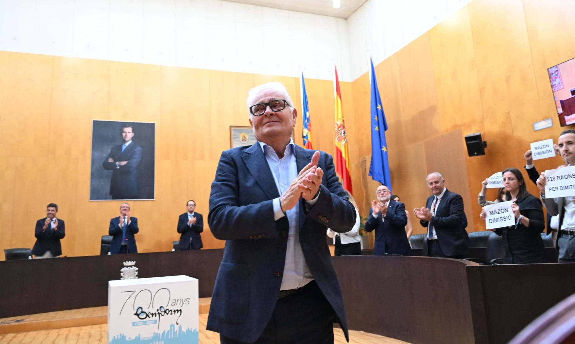 Carlos Mazón celebra el Día de Europa en Benidorm