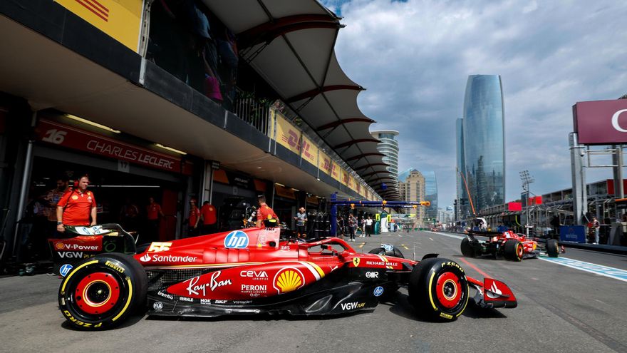 Sainz y Alonso saldrán tercero y octavo en el GP de Azerbaiyán