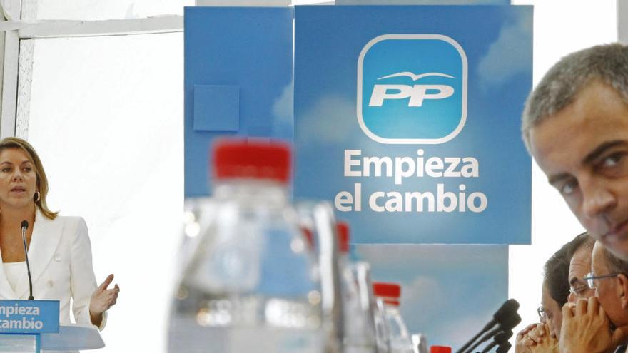 Cospedal y Costa en un acto del PP en València