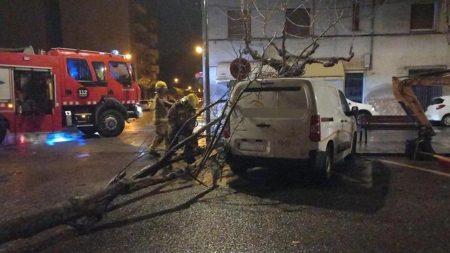 L&#039;episodi de fort vent, amb una ratxa de més de 164 km/h a Portbou, causa incidents a l&#039;Alt Empordà