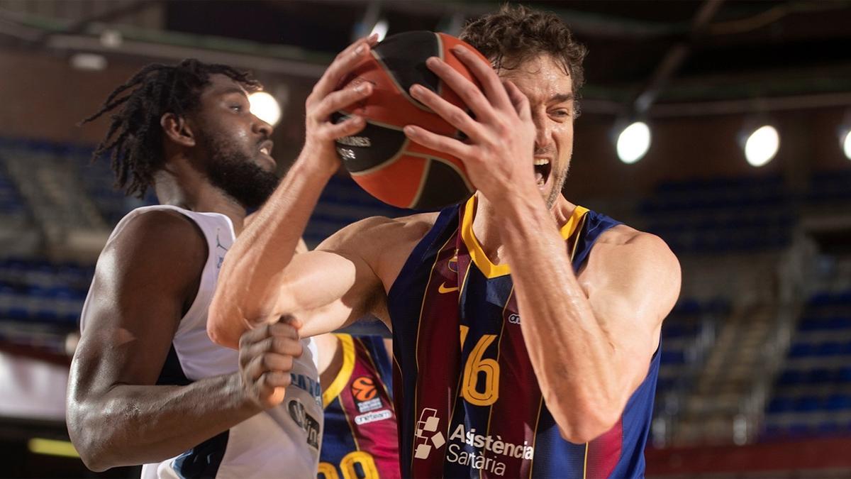 Pau Gasol cada vez se siente mejor en la pista con el Barça