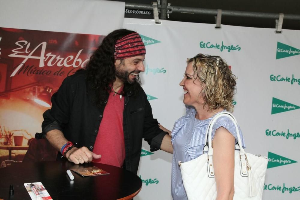 Firma de discos de El Arrebato en El Corte Inglés de Murcia