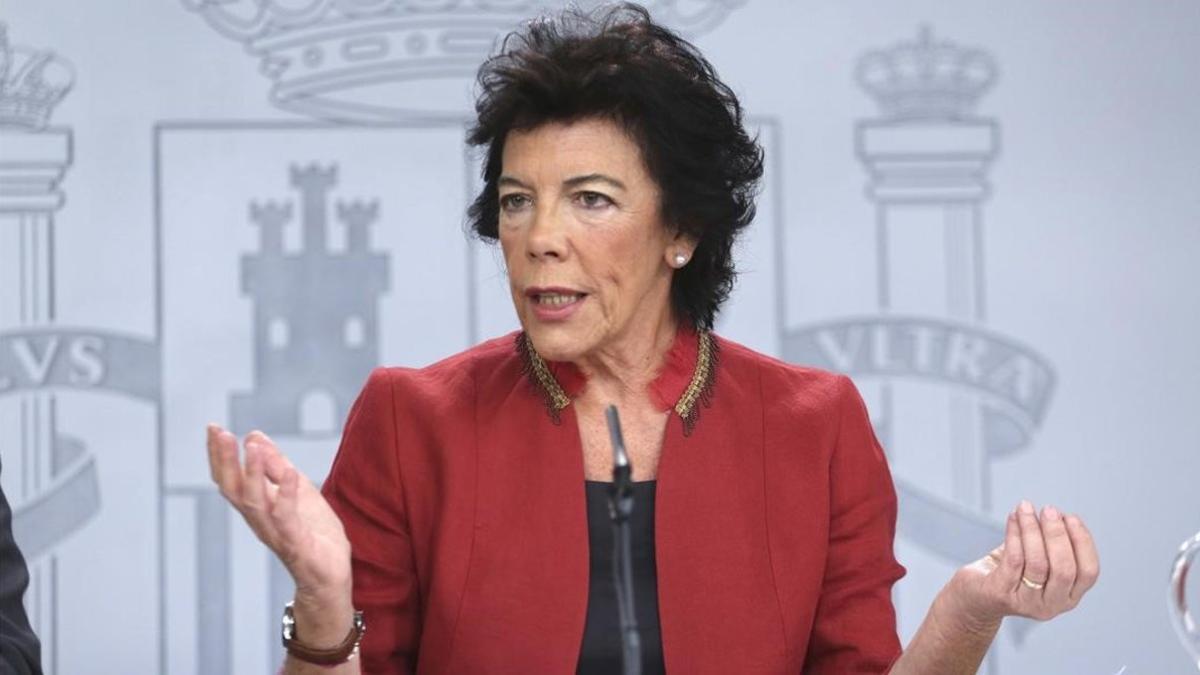 Isabel Celaá, ministra de Educación y Formación Profesional