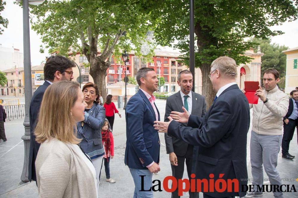 Visita de Markku Markkula a Caravaca