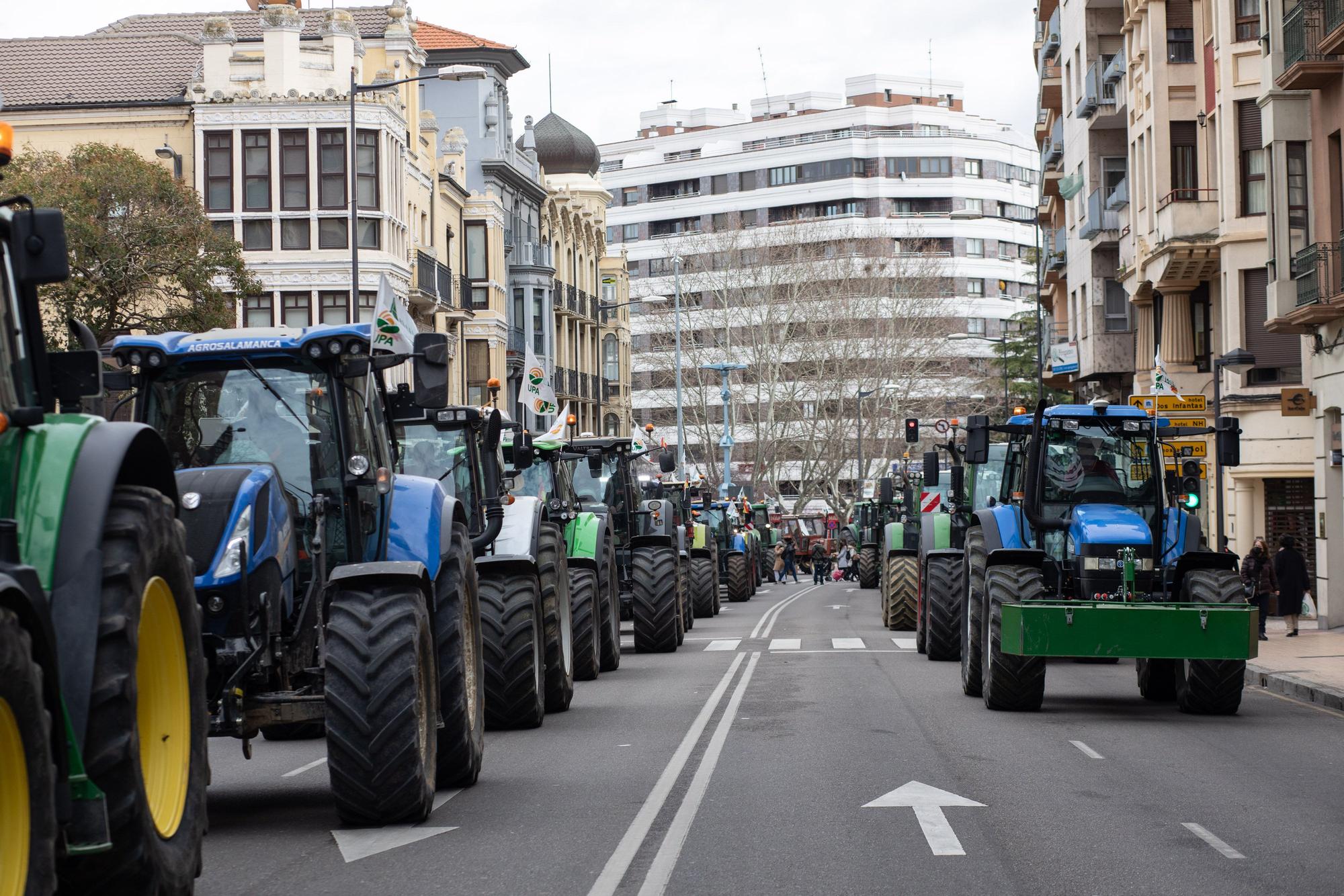 GALERÍA | Las imágenes de la tractorada en Zamora 2022