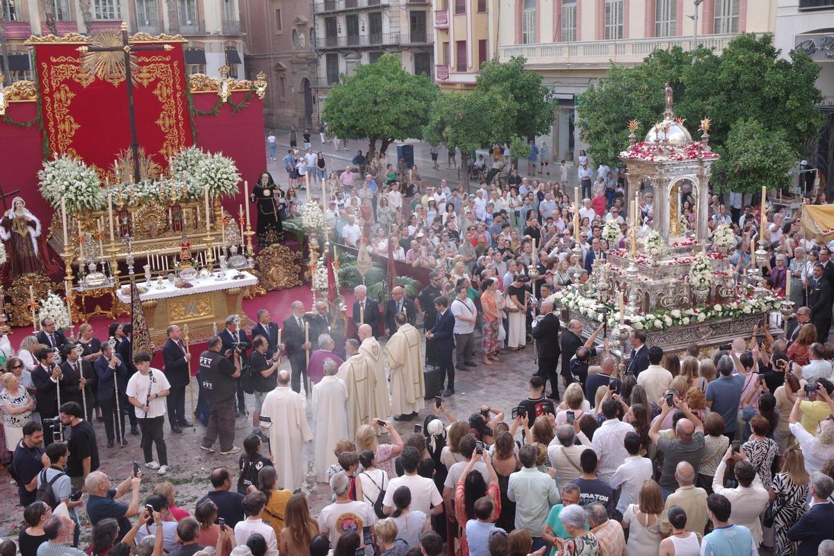Imágenes del Corpus Christi en Málaga 2026