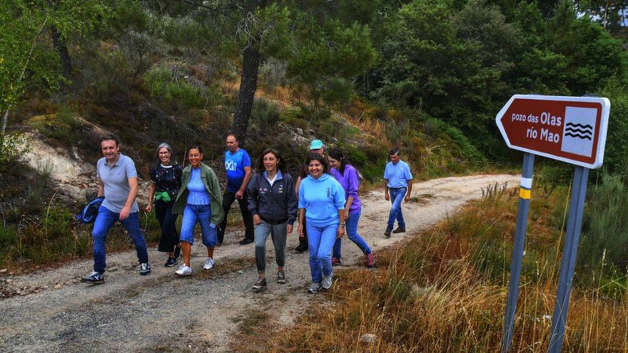 Visita de Ángeles Vázquez a la Serra do Xurés. | FdV