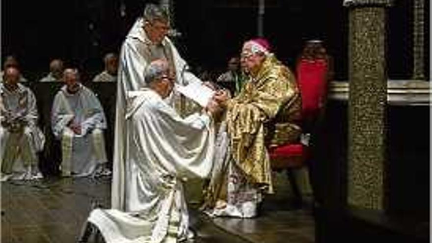 L&#039;ordenació de Jordi Pla com a capellà, fa pocs mesos.
