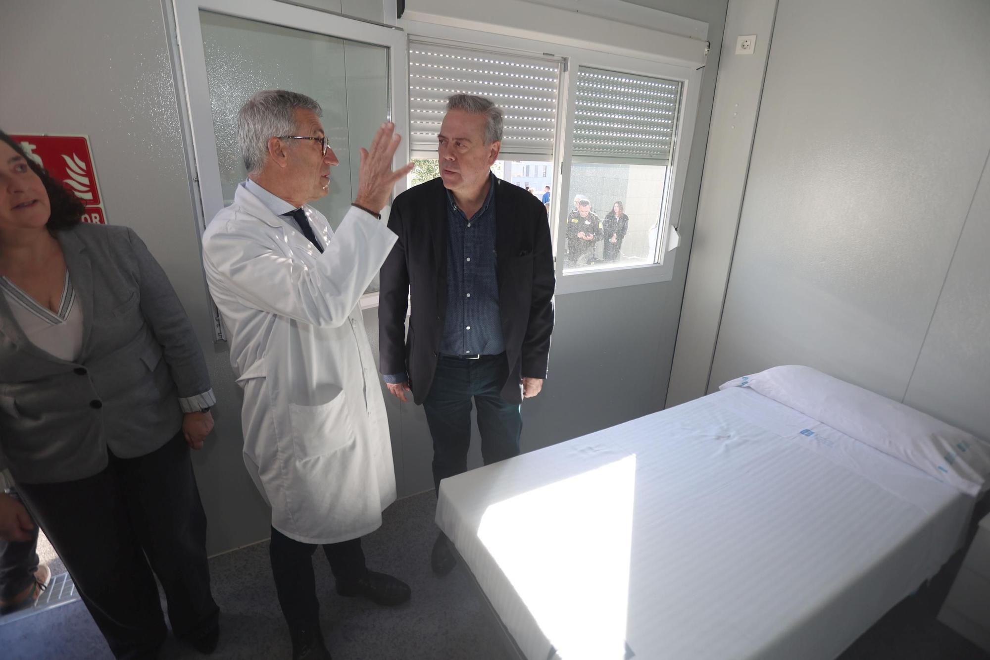 Módulos de descanso para los médicos de guardia durante las obras del nuevo Chuac