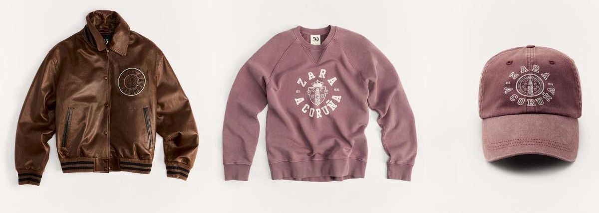 Algunas prendas de la colección