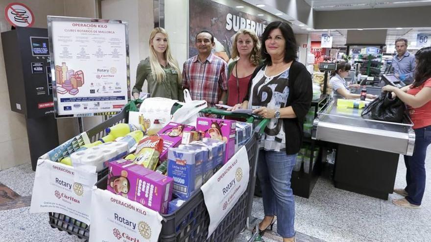 Los rotarios recogen 106.924 kilos de alimentos