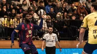 Barrufey y Fàbregas lideran el huracán azulgrana en el 'templo' de Artaleku