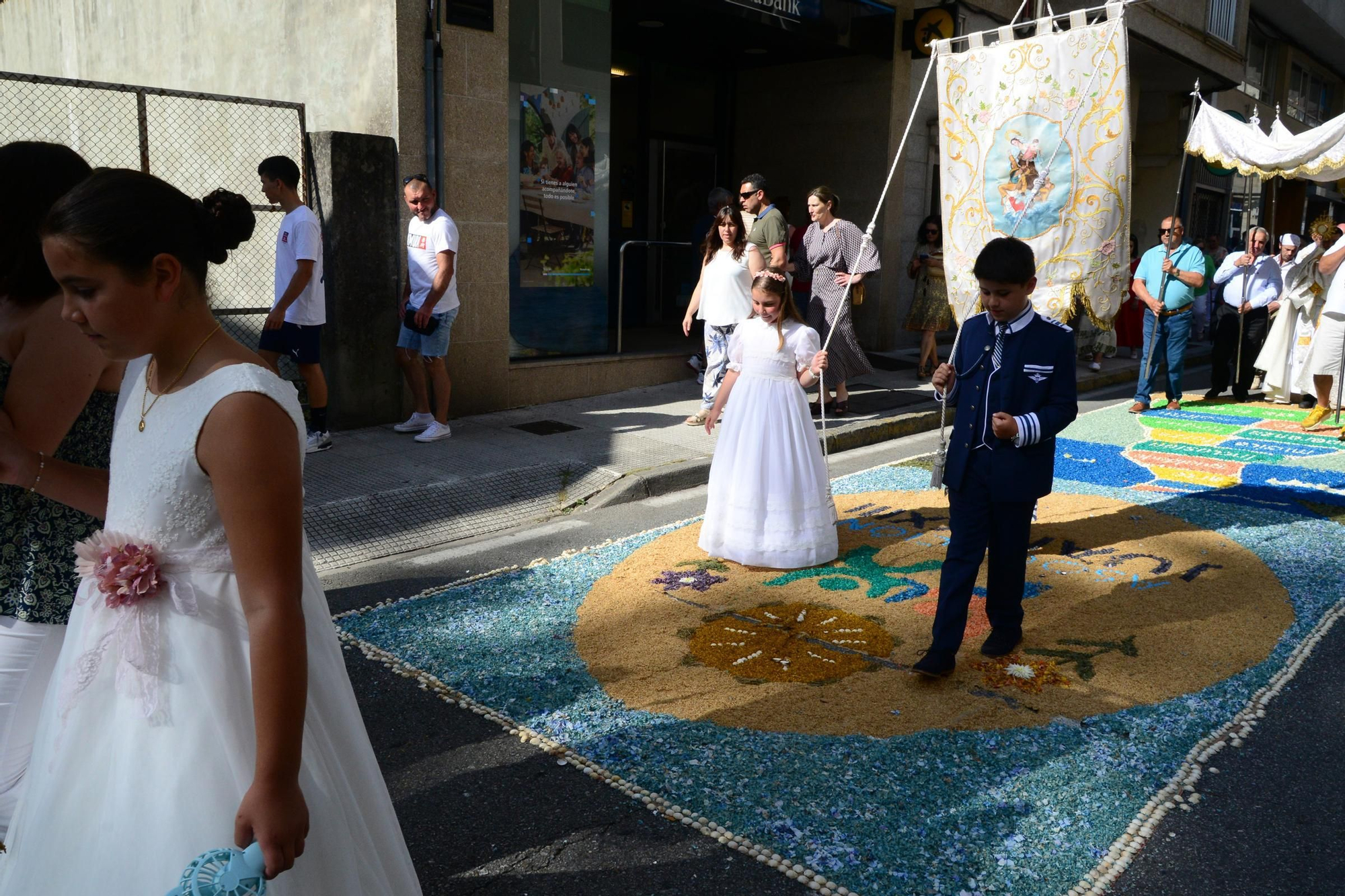 La procesión del Corpus en Bueu