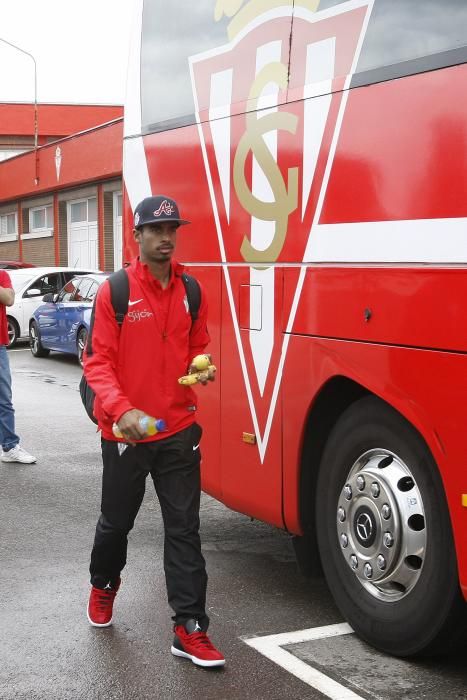 Entrenamiento del Sporting de Gijón