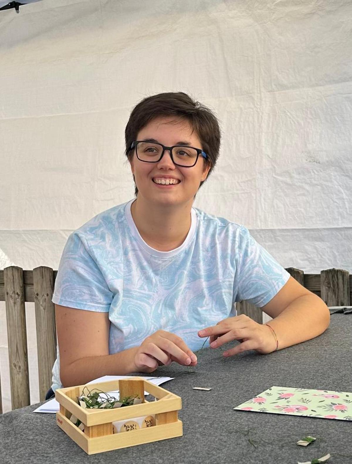 Elia Cazcarra, diagnosticada con autismo en grado 1