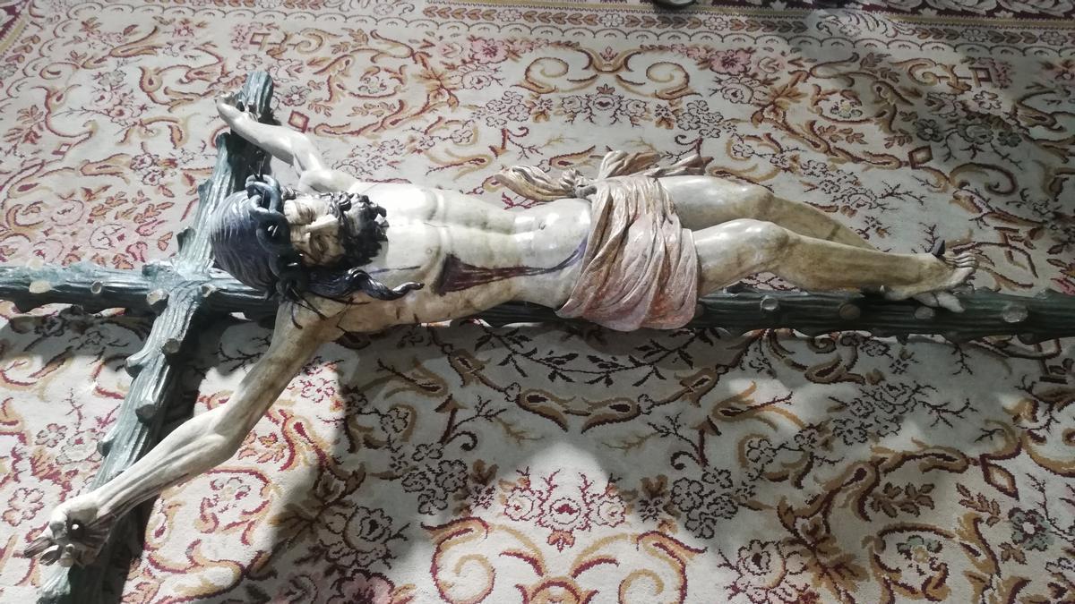 Crucificado de la catedral de Coria que estará en las Edades del Hombre de Plasencia.