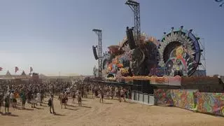 Muere un hombre en el parquin del Monegros Desert Festival