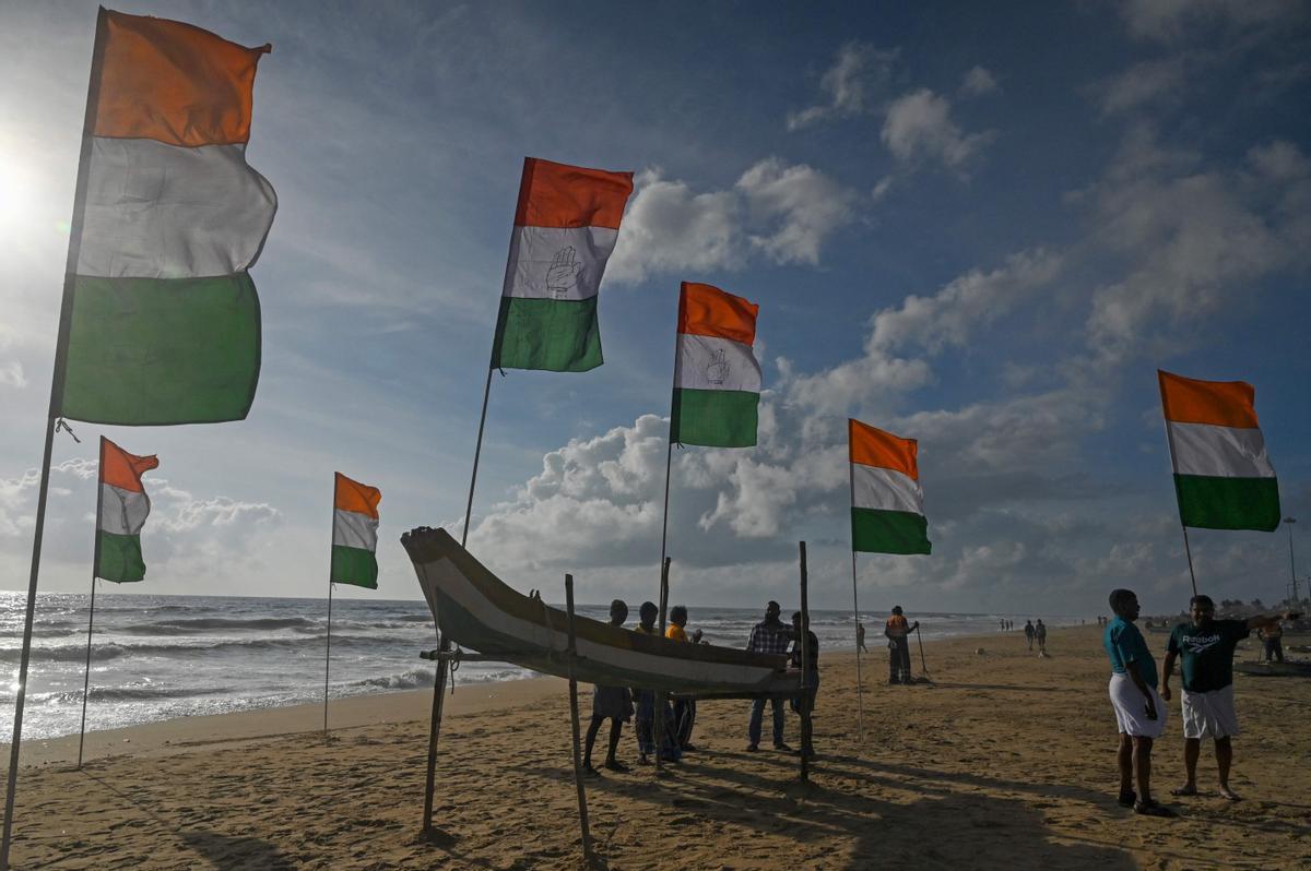 Plegarias en Chennai (Índia) en homenaje a las víctimas del tsunami del 2004 en el Índico