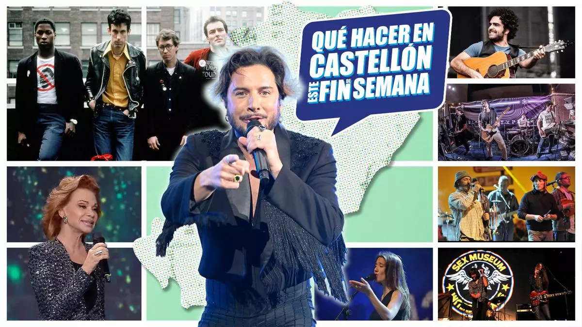 Qué hacer en Castellón este fin de semana: Manuel Carrasco, Dead Kennedys y Paloma San Basilio en Castellón, juntos pero no revueltos