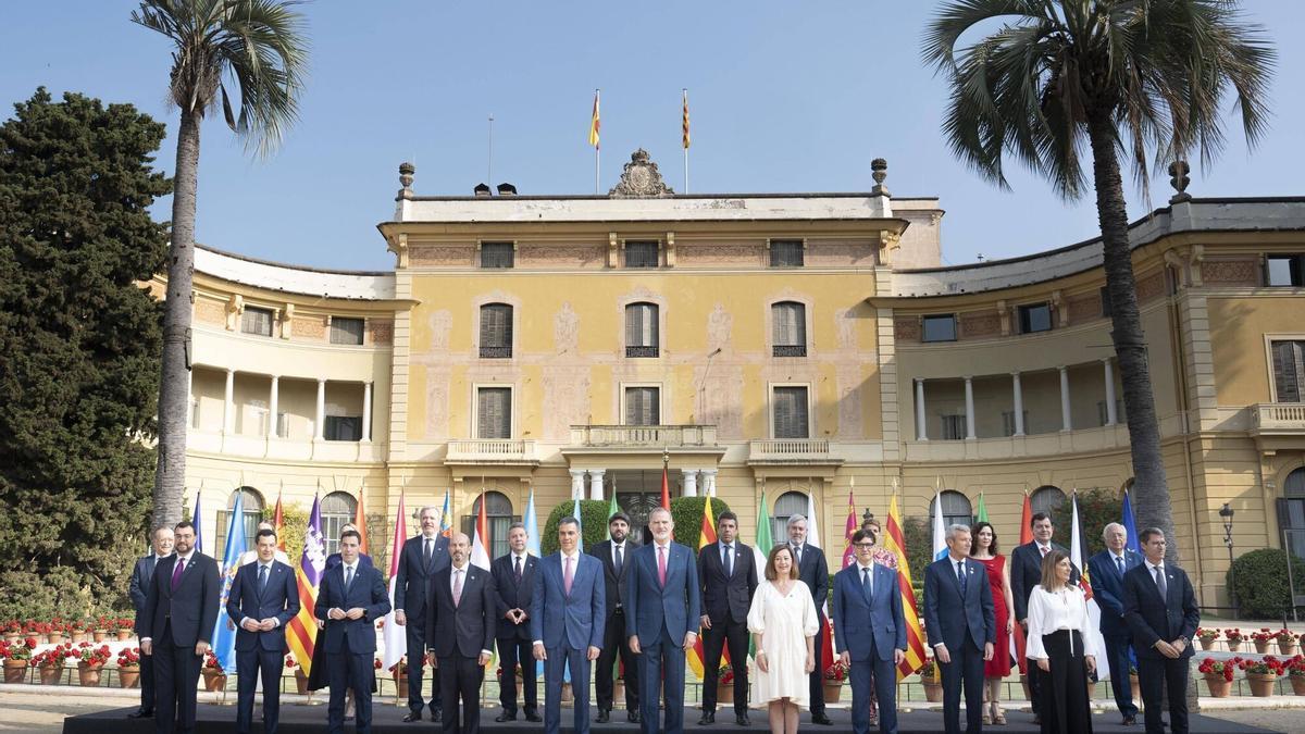 28ª Conferencia de presidentes autonómicos en el Palau de Pedralbes de Barcelona