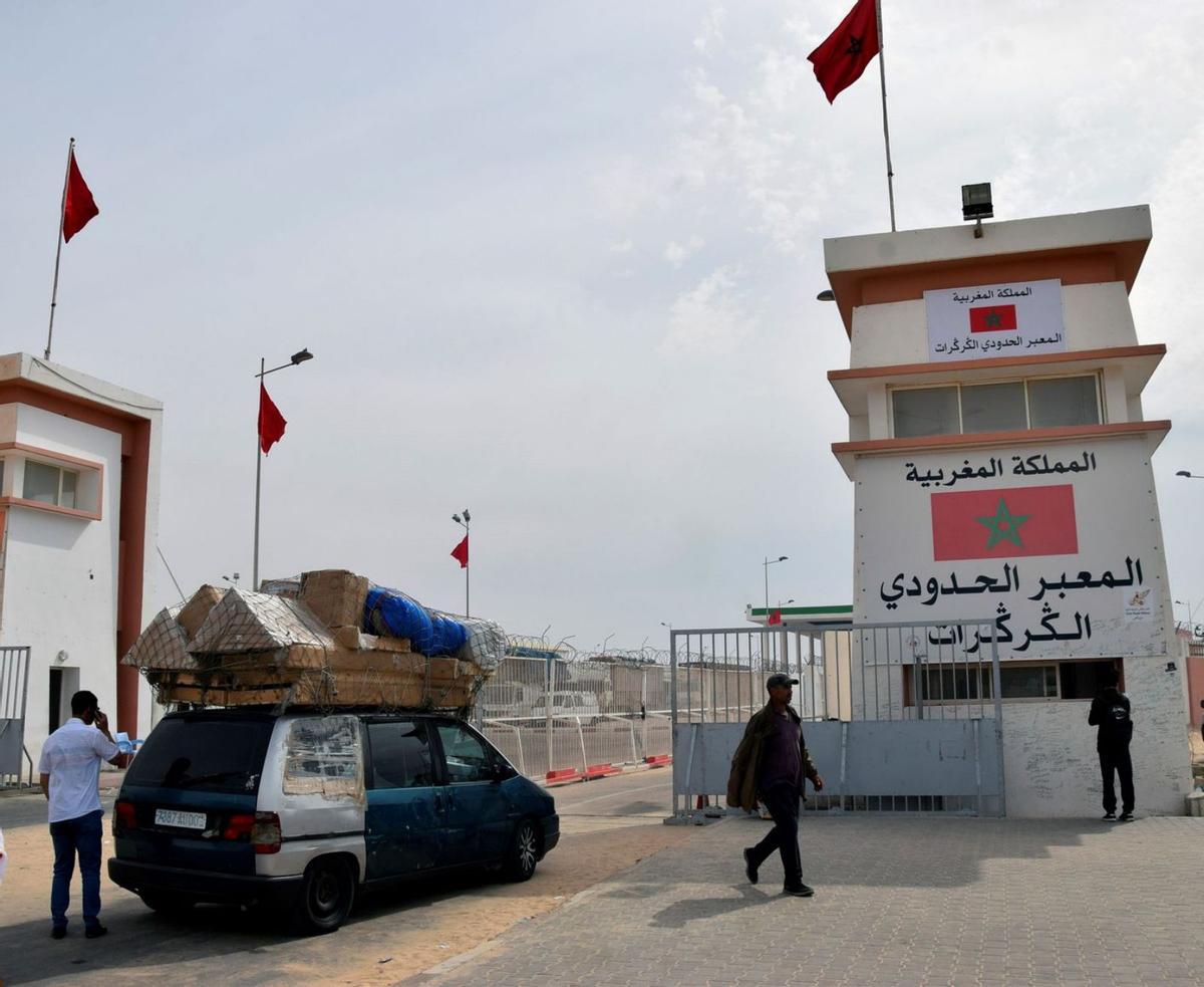 Un año después del enfrentamiento en Guerguerat, Marruecos instala un puesto militar en la ‘zona colchón’. | | EFE/ MOHAMED SIALI