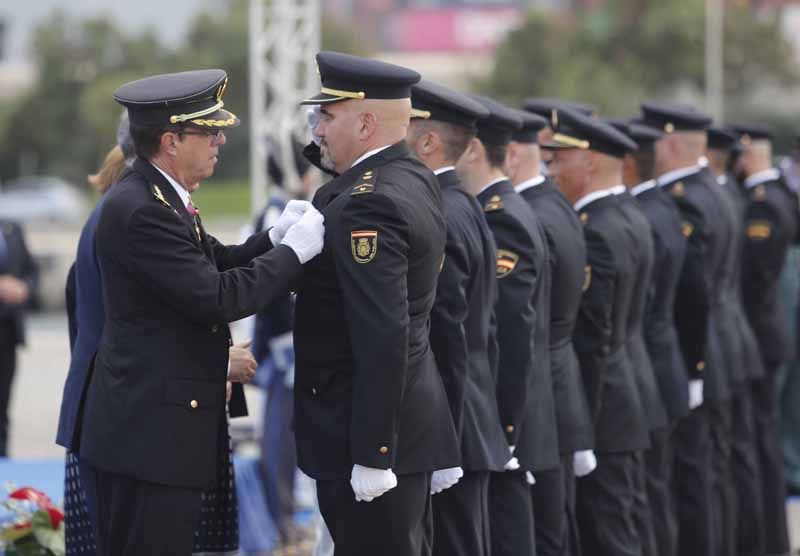 Celebración del día de la Policía Nacional en València