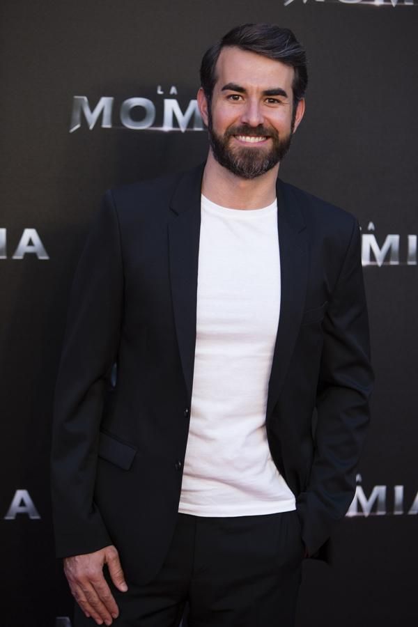 El actor Daniel Muriel en el estreno de "La Momia" en Madrid