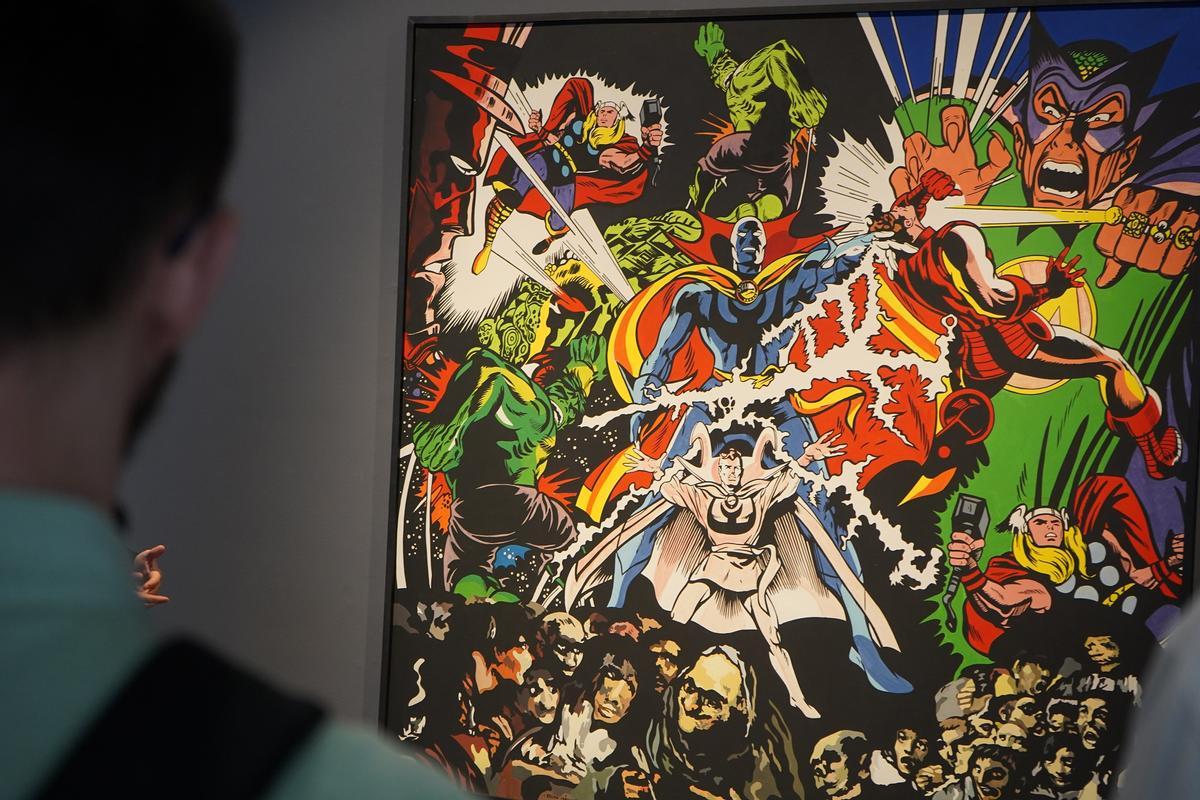 Una de las piezas artísticas expuestas.