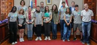 Nueve alumnos del IES Granadilla acuden a la Agencia Espacial Europea