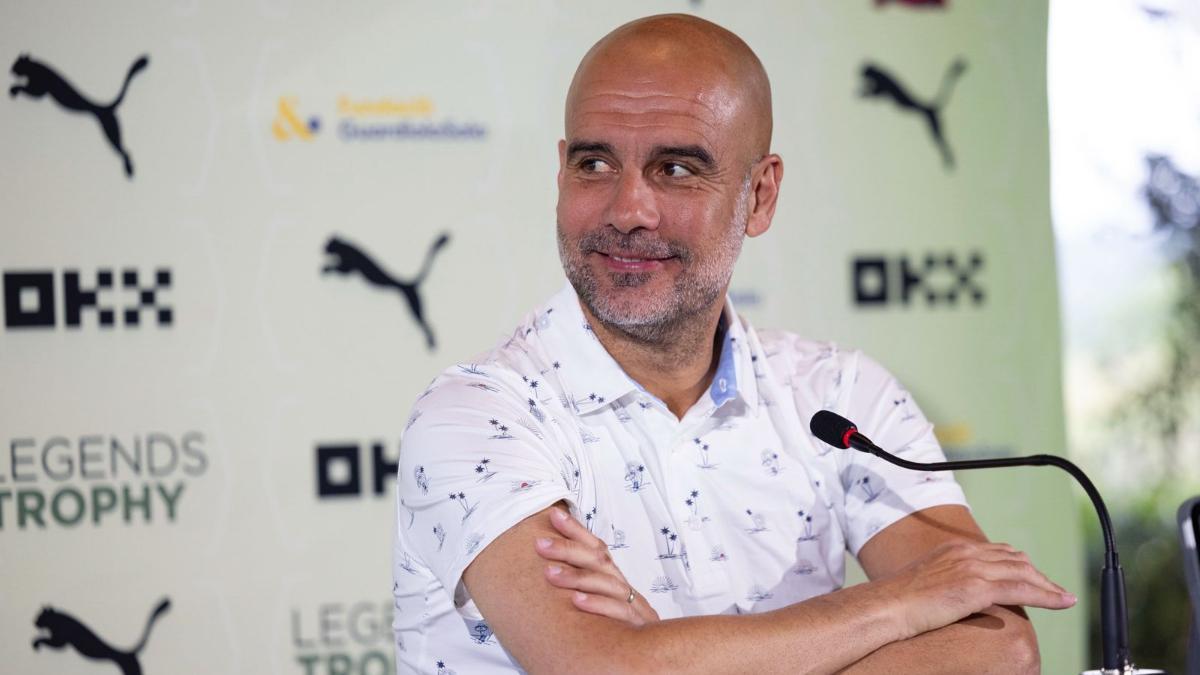 Guardiola, en rueda de prensa