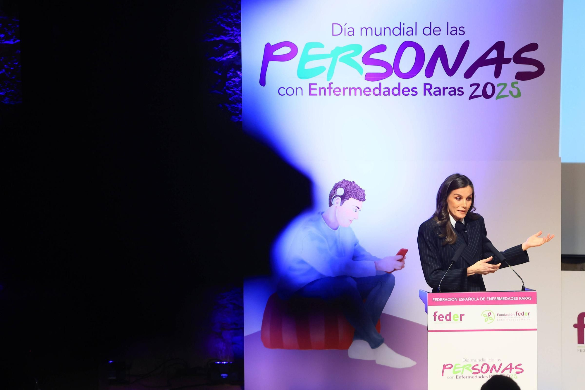 Pacientes con enfermedades raras de toda España visibilizan su lucha en Oviedo en un acto presidido por la Reina Letizia