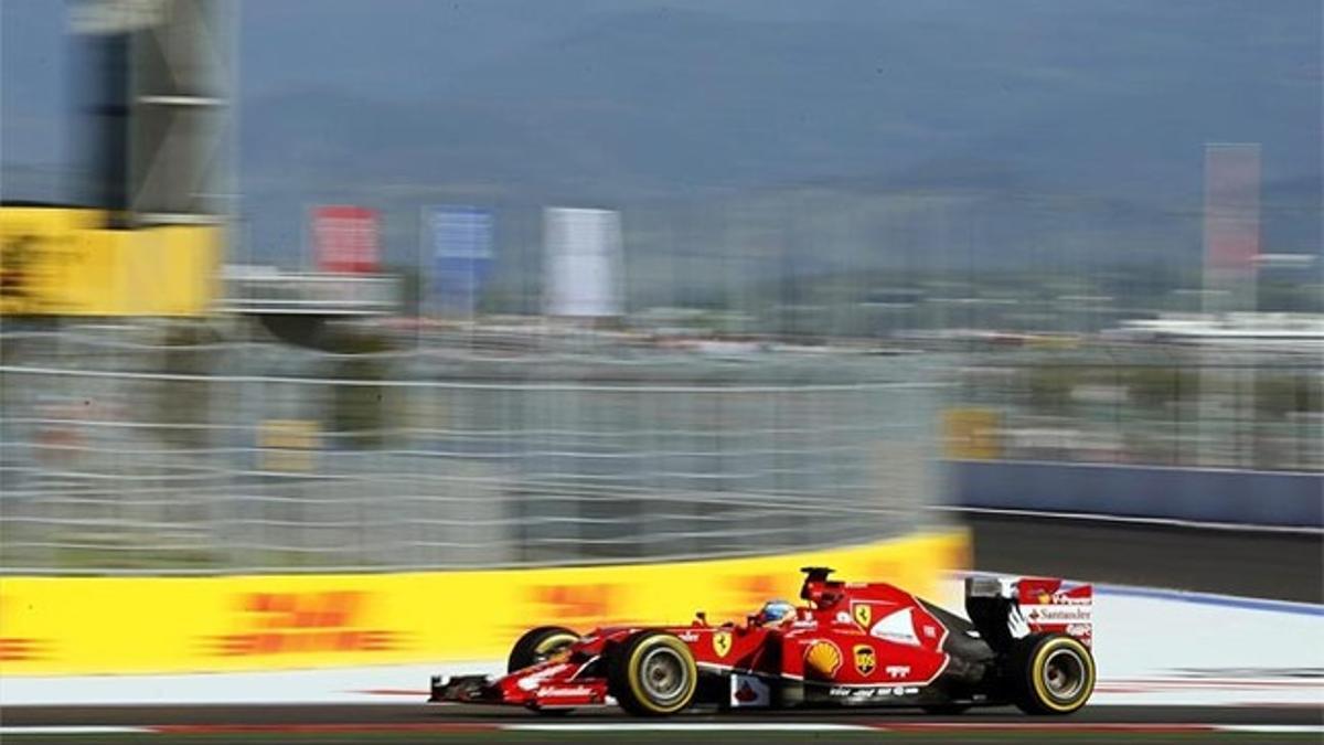 Fernando Alonso el GP de Rusia