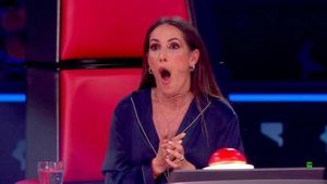 Malú durante la primera gala de La Voz 11