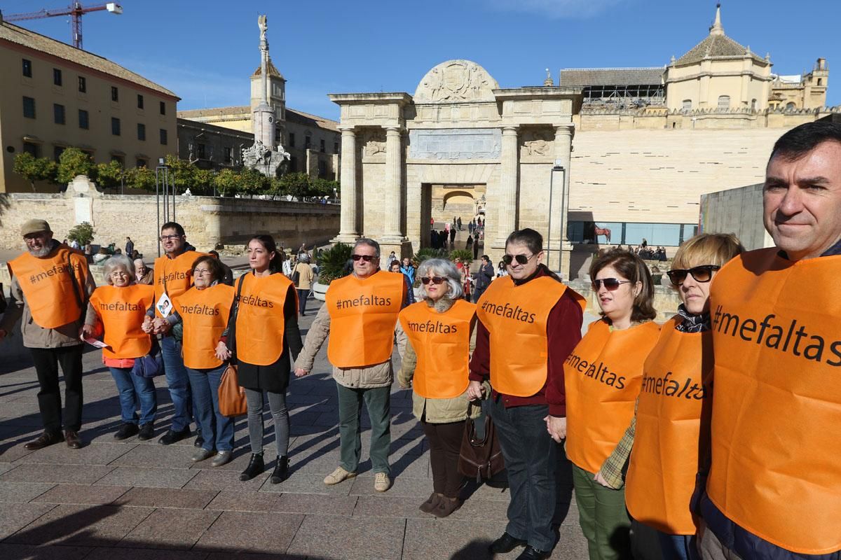 Cadena solidaria por los desaparecidos