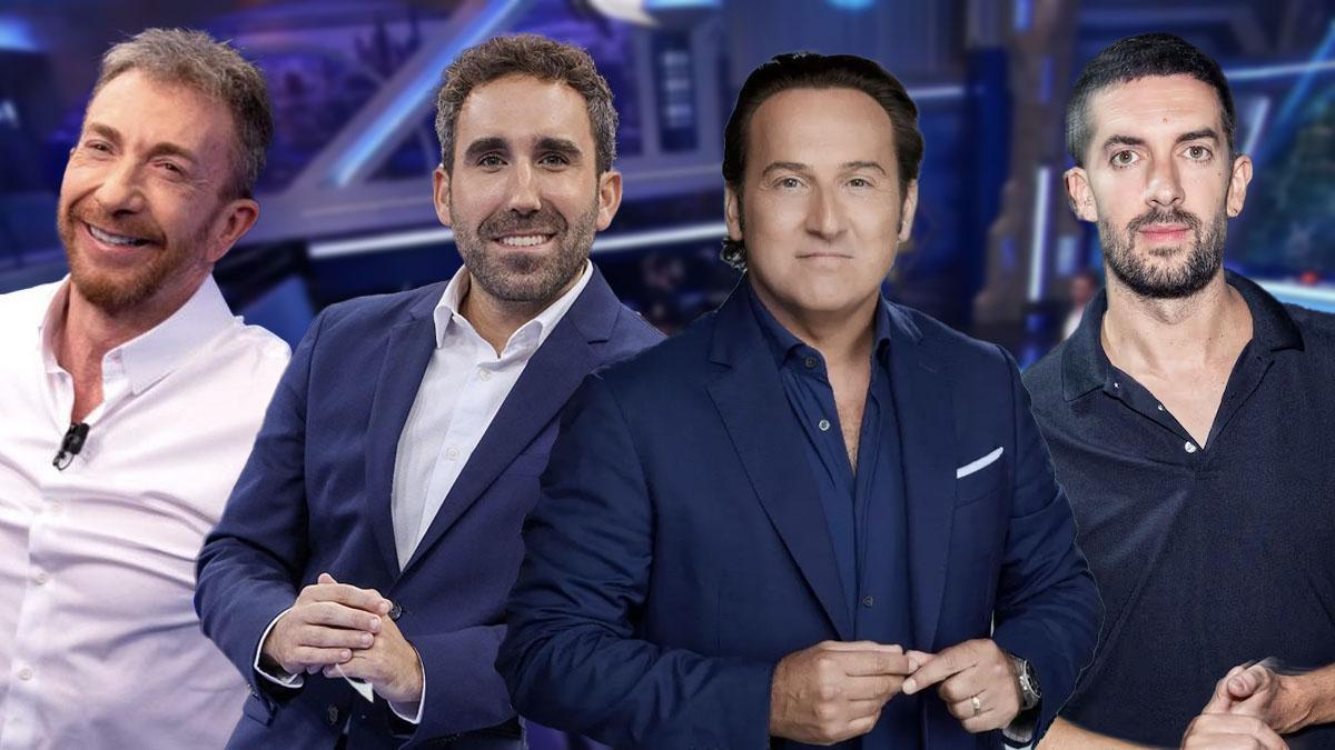 Pablo Motos, Aitor Albizua, Iker Jiménez y David Broncano