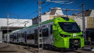 Presentat el tren de Ferrocarrils a l’aeroport