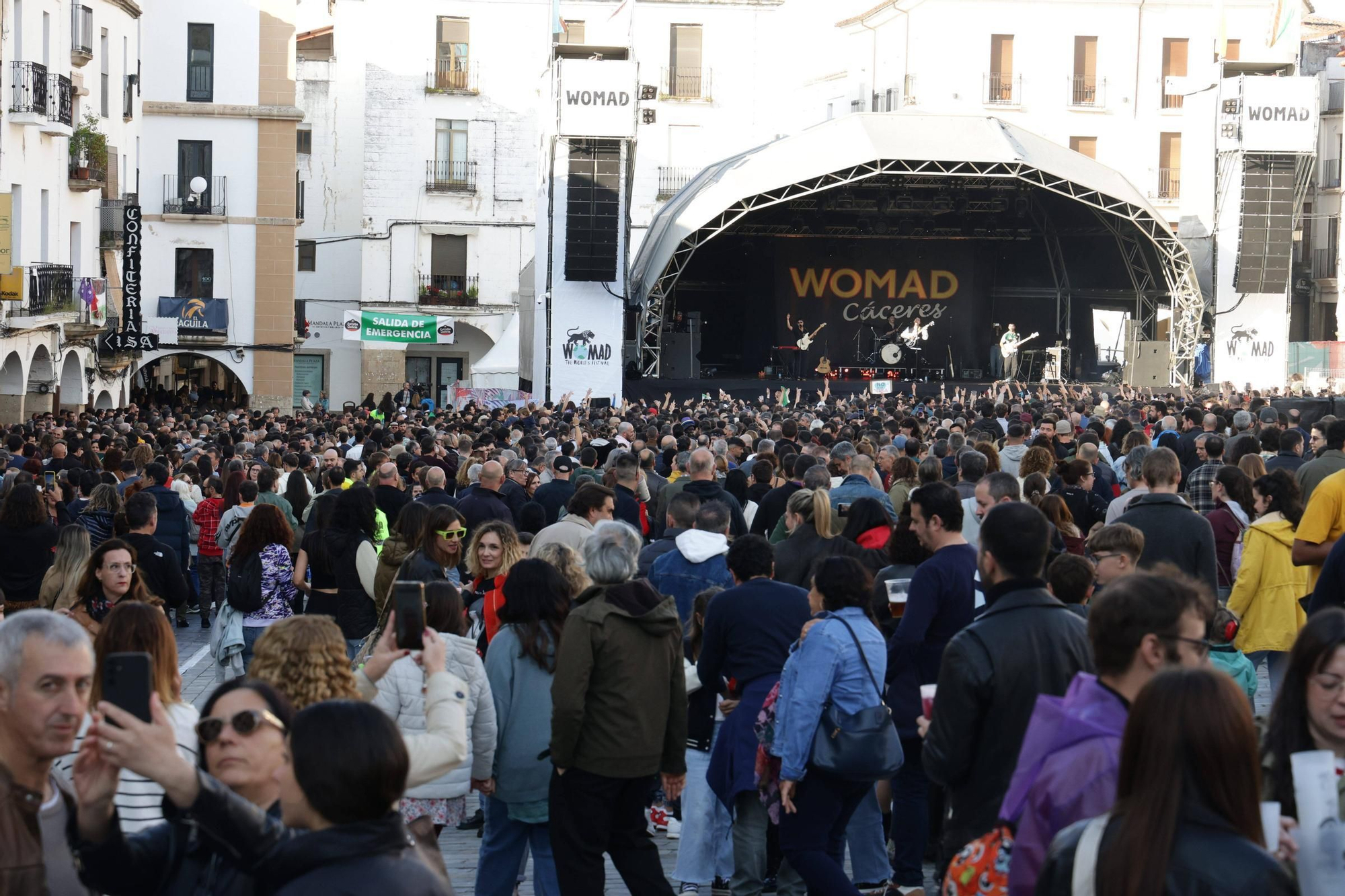 Las imágenes del sábado de Womad en Cáceres