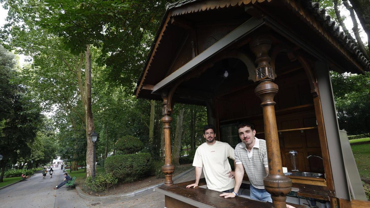 Álvaro Sampedro y Gino Rubio en la Chucha.