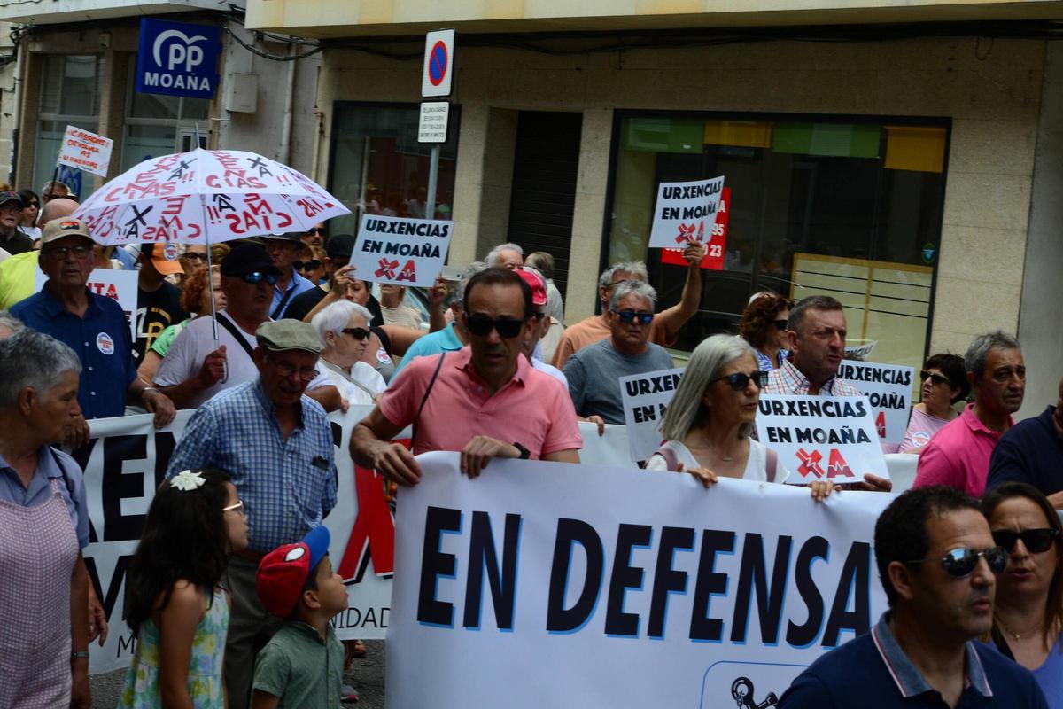 La manifestación por el PAC de Moaña, en imágenes La manifestación por el PAC de Moaña, en imágenes