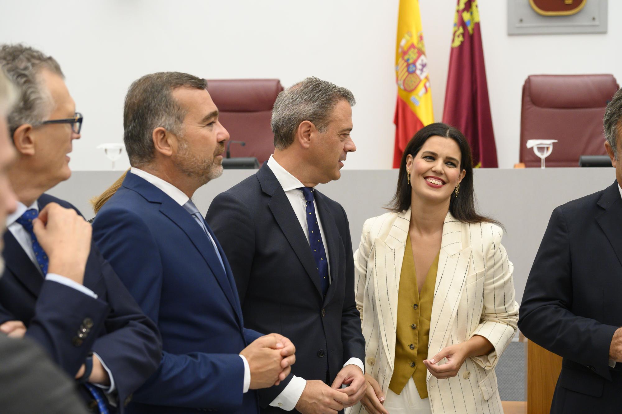 Primera sesión del segundo debate de investidura de López Miras en la Asamblea