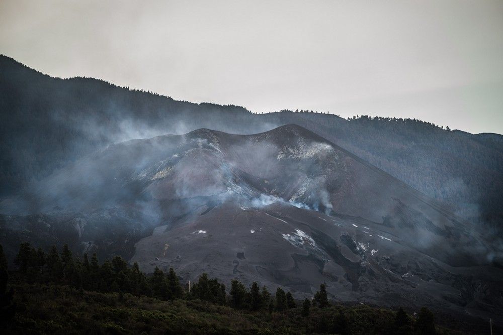 El volcán de La Palma, sin signos visibles de actividad (15/12/21)