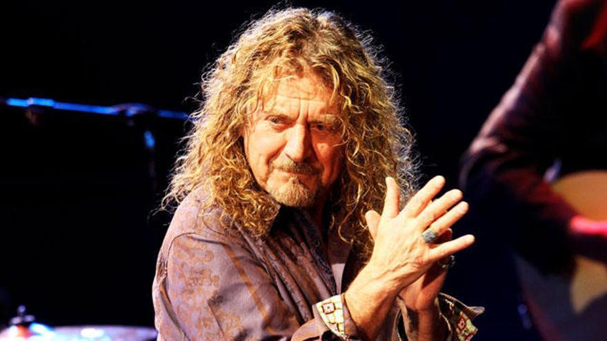 Una imagen promocional de Robert Plant.