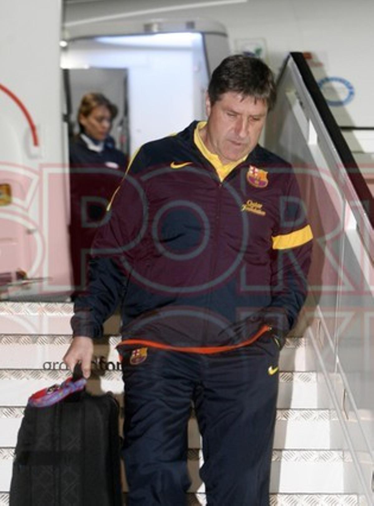 El viaje del Barça a Madrid, en imágenes