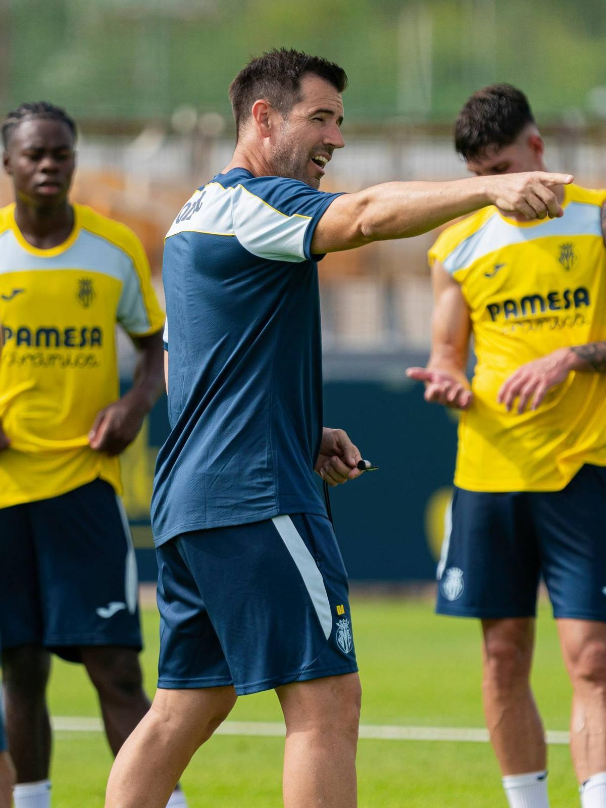 David Albelda, entrenador del Villarreal B.