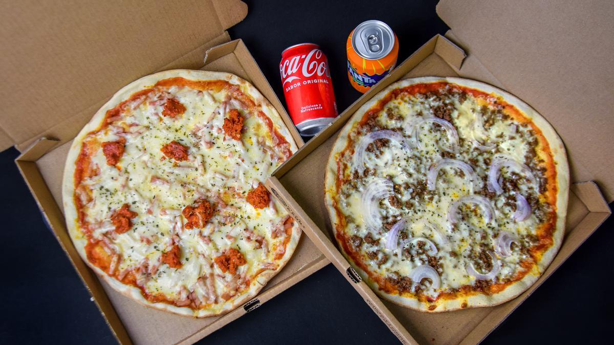 La nova promoció inclou dues llaunes amb les dues pizzes