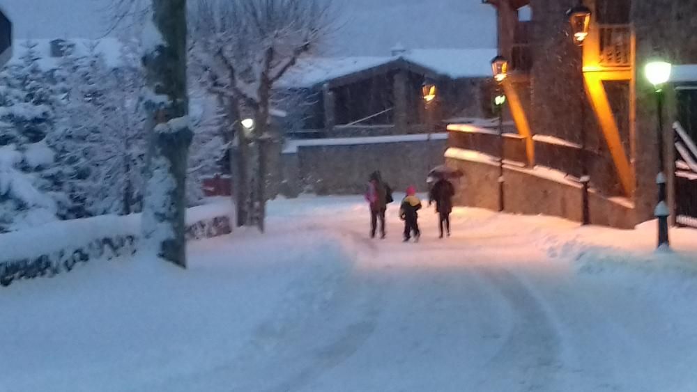 Neu a Bellver de Cerdanya.