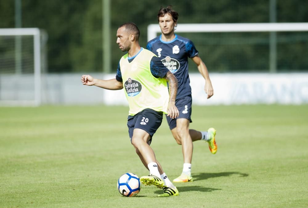 Andone y Fayçal se suman a los entrenamientos