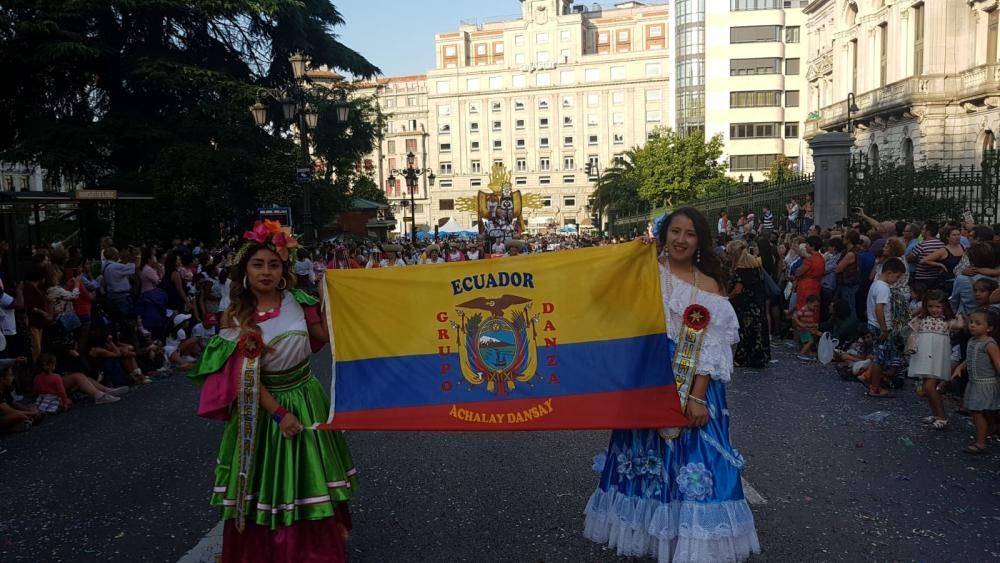 Desfile del Día de América en Asturias