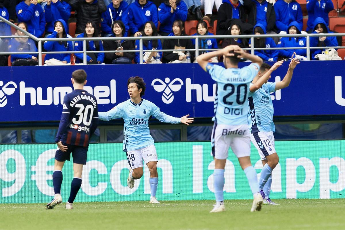 SD Éibar - UD Las Palmas: repite Martón y pone cuesta arriba el partido a los amarillos