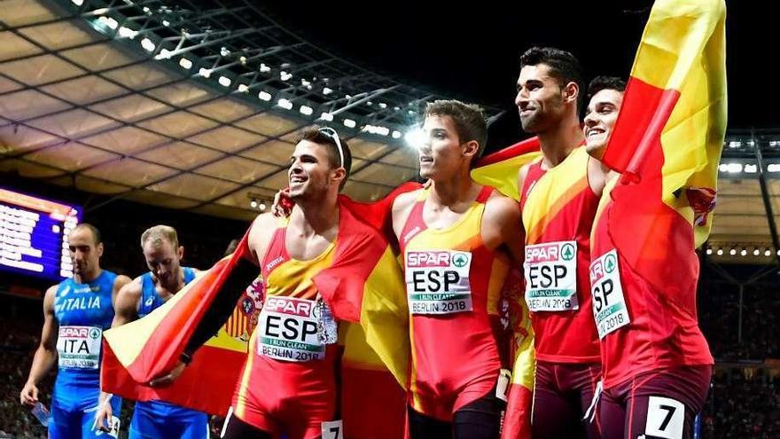 Hortelano se hunde y el relevo español 4x400 se consuela con el bronce